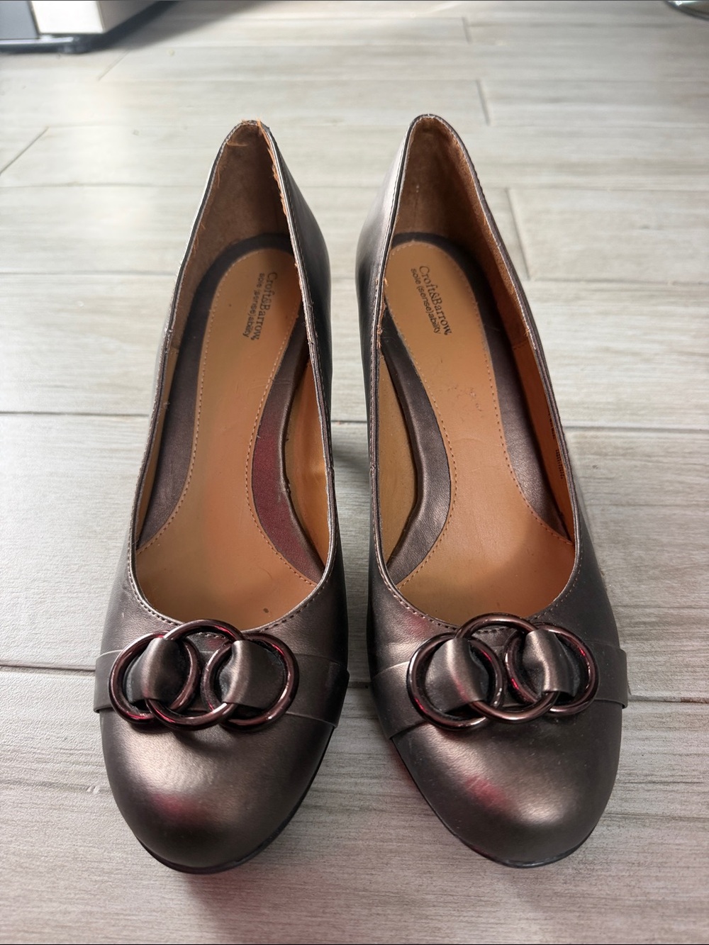 Bronze heels